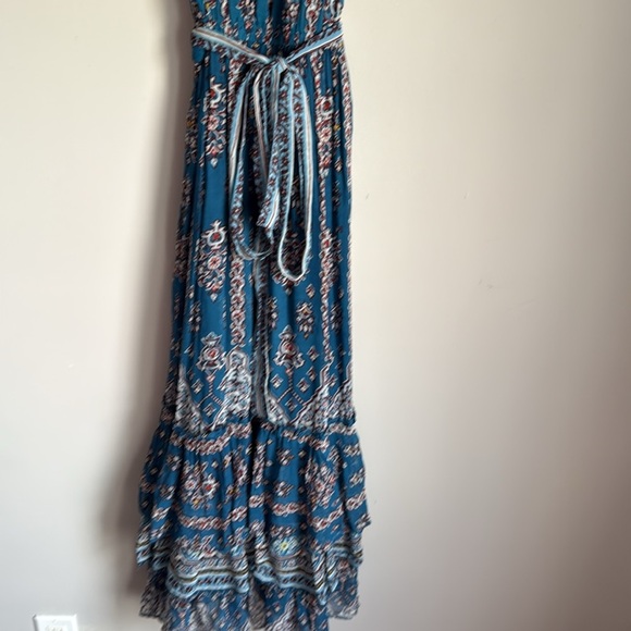 ANTHROPOLOGIE Sasha Ruffled Maxi Dress XS - Picture 4 of 12